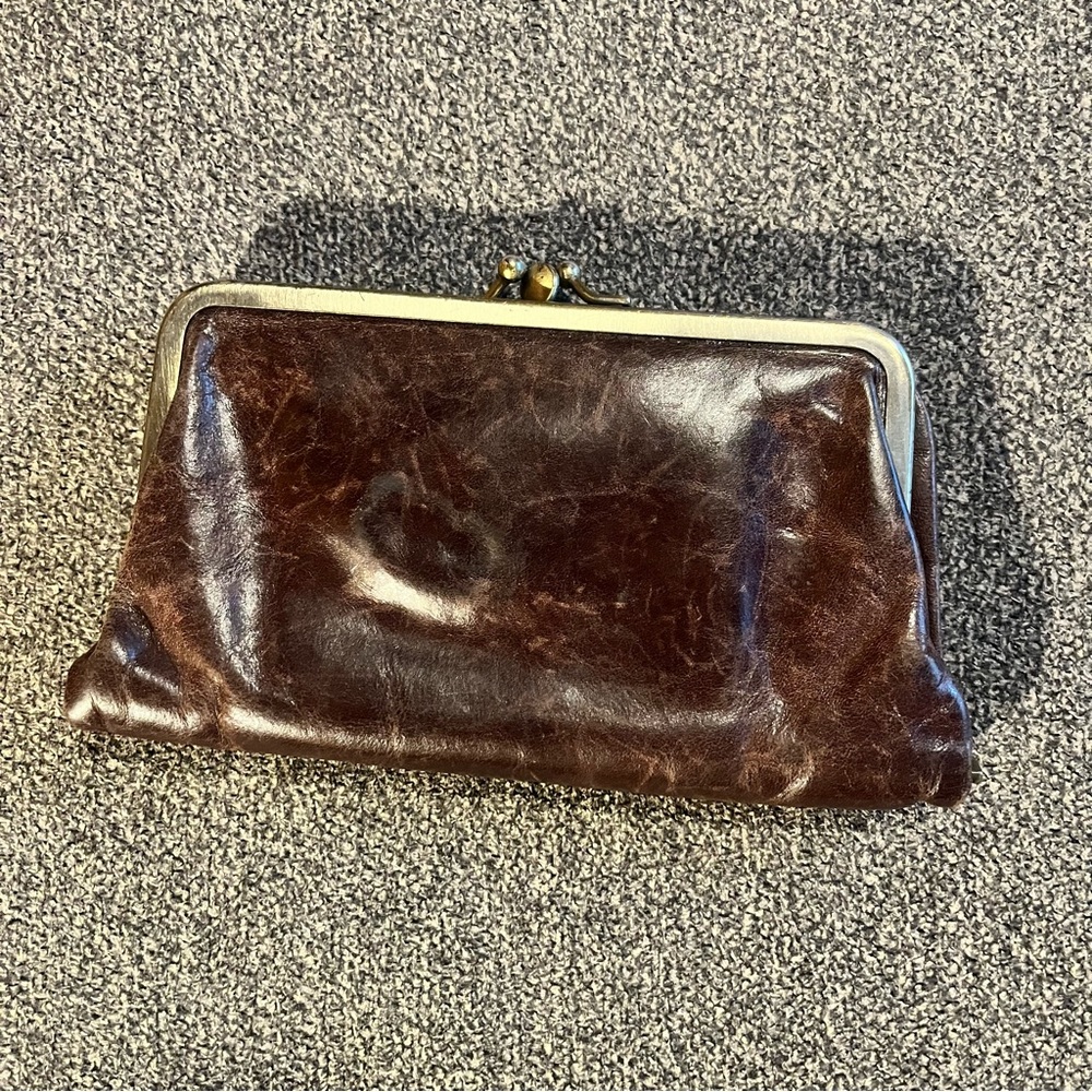 HOBO Vintage Brown Leather Clutch - Picture 3 of 12